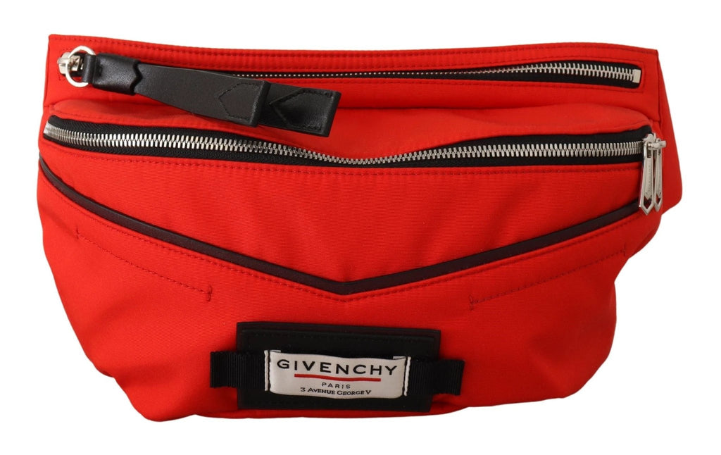 Givenchy Red Polyamide Downtown Large Bum Belt Bag by Givenchy