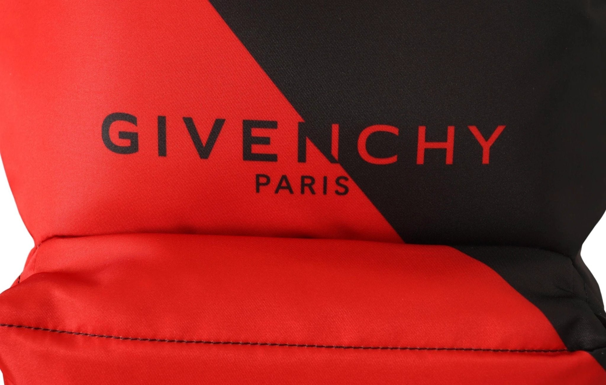 Givenchy Red & Black Nylon Urban Backpack by Givenchy