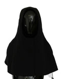 Dolce & Gabbana Black Wool Whole Head Hooded Scarf Hat by Dolce & Gabbana