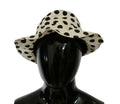 Dolce & Gabbana White 100% Cotton Polka Dot Design Trilby Hat by Dolce & Gabbana