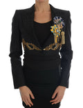 Dolce & Gabbana Black Crystal Fairy Tale Blazer Jacket by Dolce & Gabbana