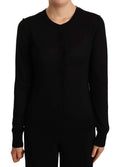 Dolce & Gabbana Black Crewneck Pullover STAFF Sweater Wool by Dolce & Gabbana