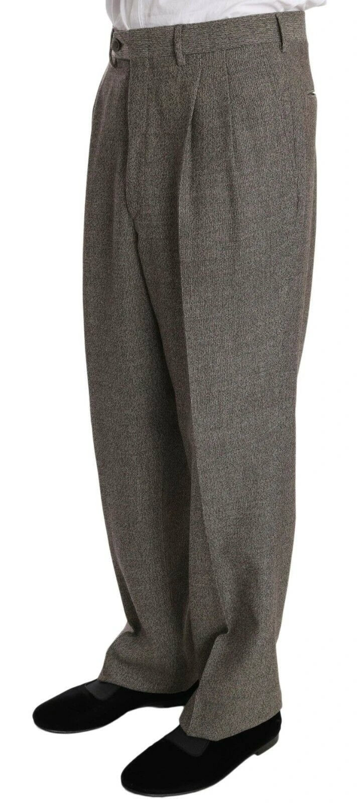 Fendi Brown Wool Regular Single Breasted Suit by Fendi
