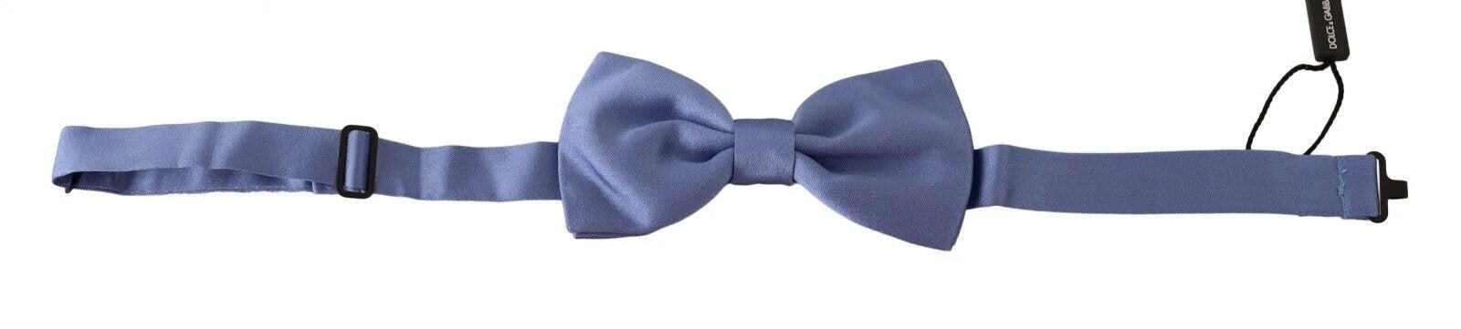 Dolce & Gabbana Purple 100% Silk Adjustable Neck Papillon Bow Tie by Dolce & Gabbana