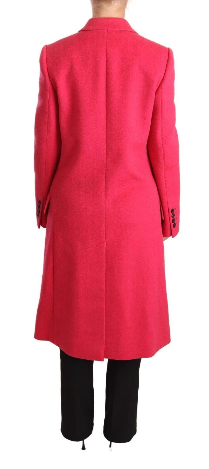 Dolce & Gabbana Pink Double Breasted Trenchcoat Jacket by Dolce & Gabbana