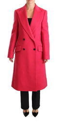 Dolce & Gabbana Pink Double Breasted Trenchcoat Jacket by Dolce & Gabbana