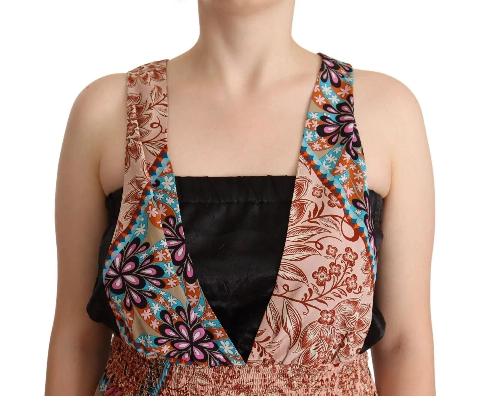 Combinaison-robe PINKO multicolore en viscose à imprimé floral pour femme