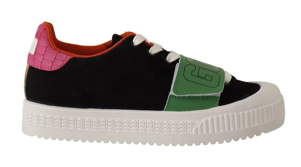GCDS Multicolor Suede Low Top Lace Up Women Sneakers Shoes by GCDS
