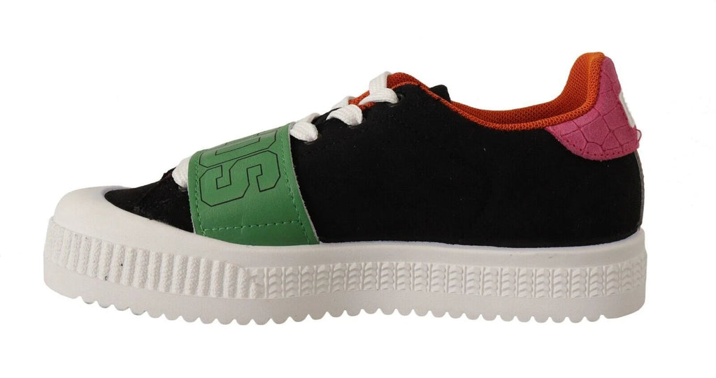 GCDS Multicolor Suede Low Top Lace Up Women Sneakers Shoes by GCDS