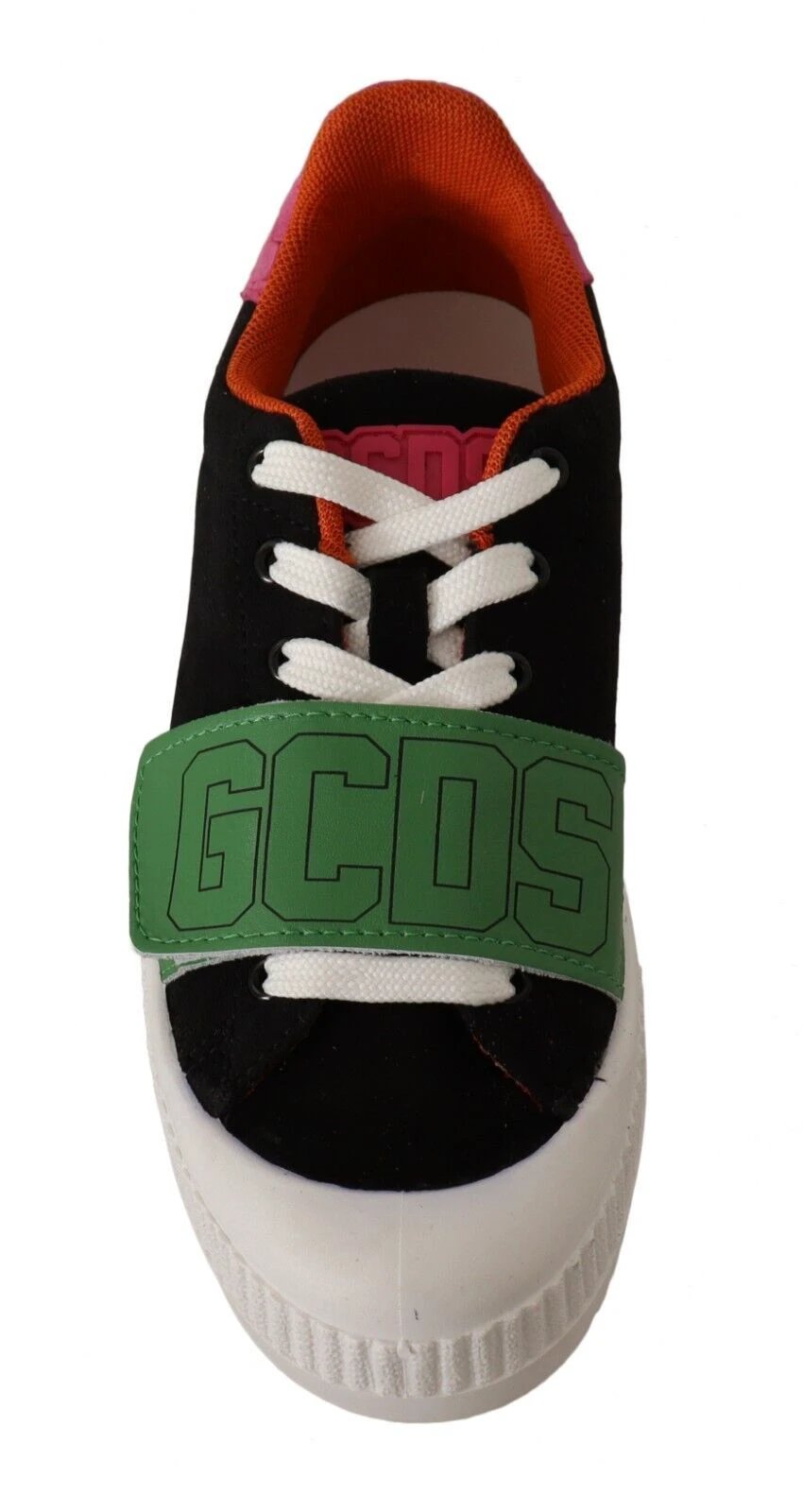 GCDS Multicolor Suede Low Top Lace Up Women Sneakers Shoes by GCDS