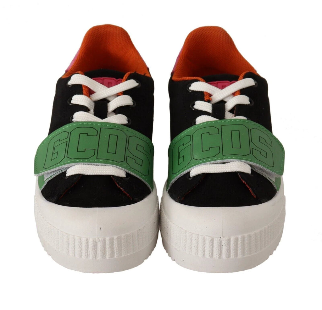 GCDS Multicolor Suede Low Top Lace Up Women Sneakers Shoes by GCDS