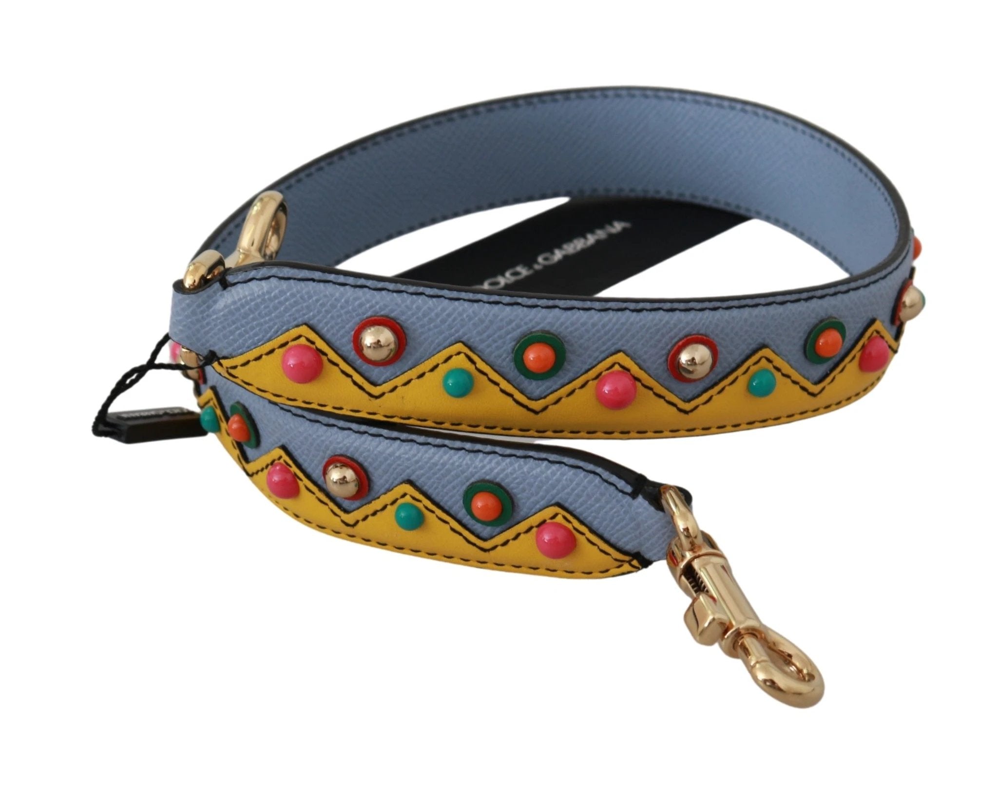 Dolce & Gabbana Blue Handbag Accessory Shoulder Strap Leather by Dolce & Gabbana