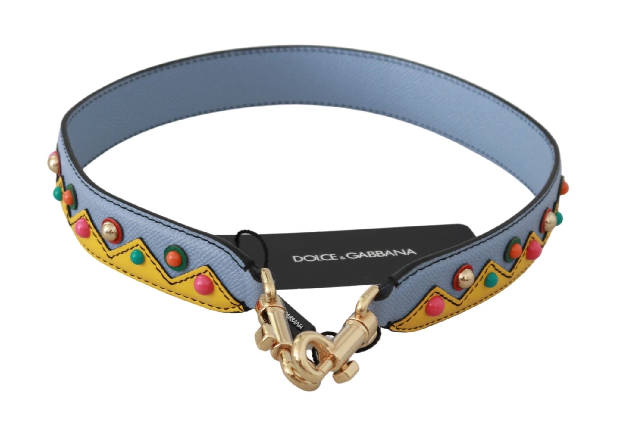 Dolce & Gabbana Blue Handbag Accessory Shoulder Strap Leather by Dolce & Gabbana