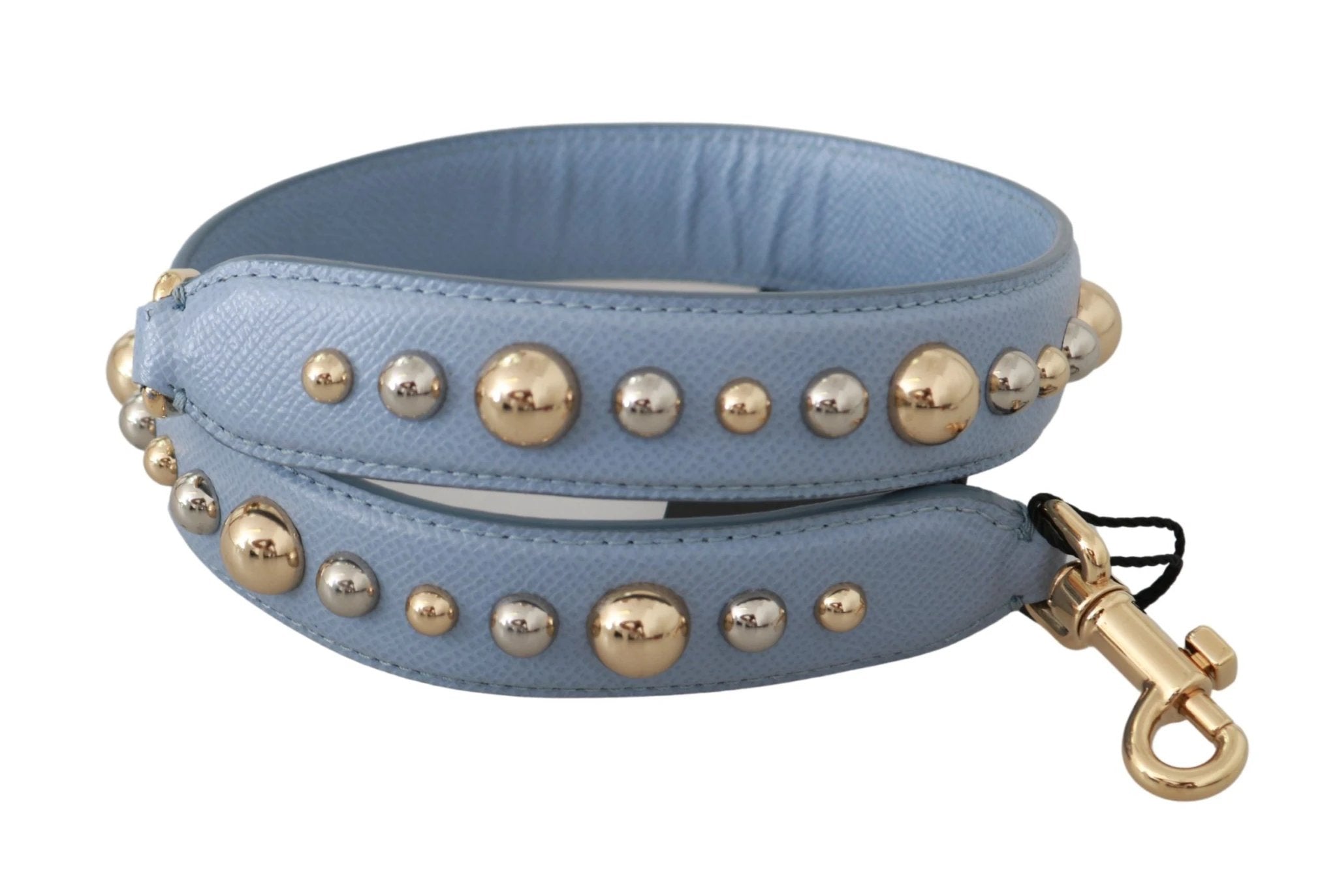 Dolce & Gabbana Blue Leather Handbag Accessory Shoulder Strap by Dolce & Gabbana