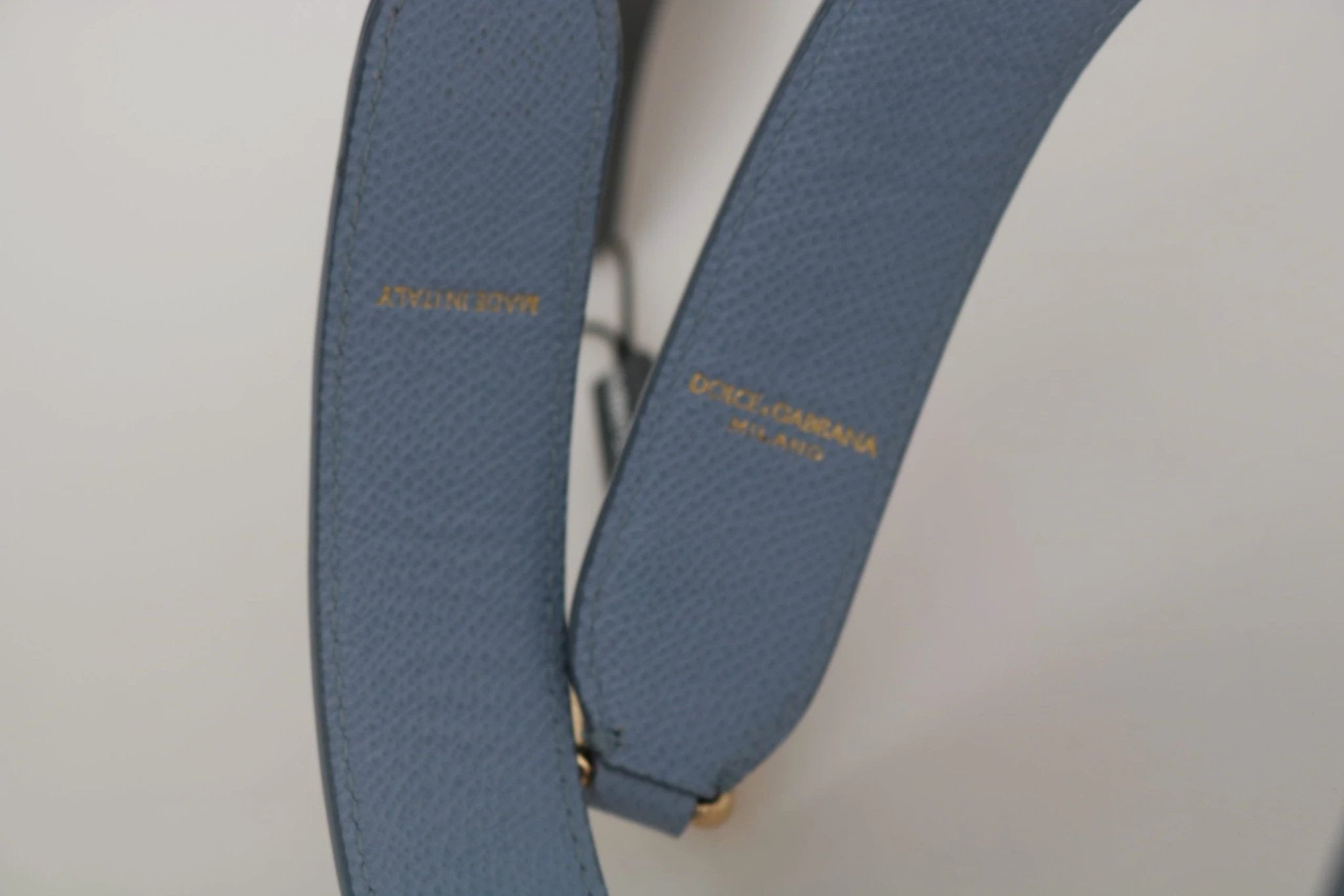 Dolce & Gabbana Blue Leather Handbag Accessory Shoulder Strap by Dolce & Gabbana