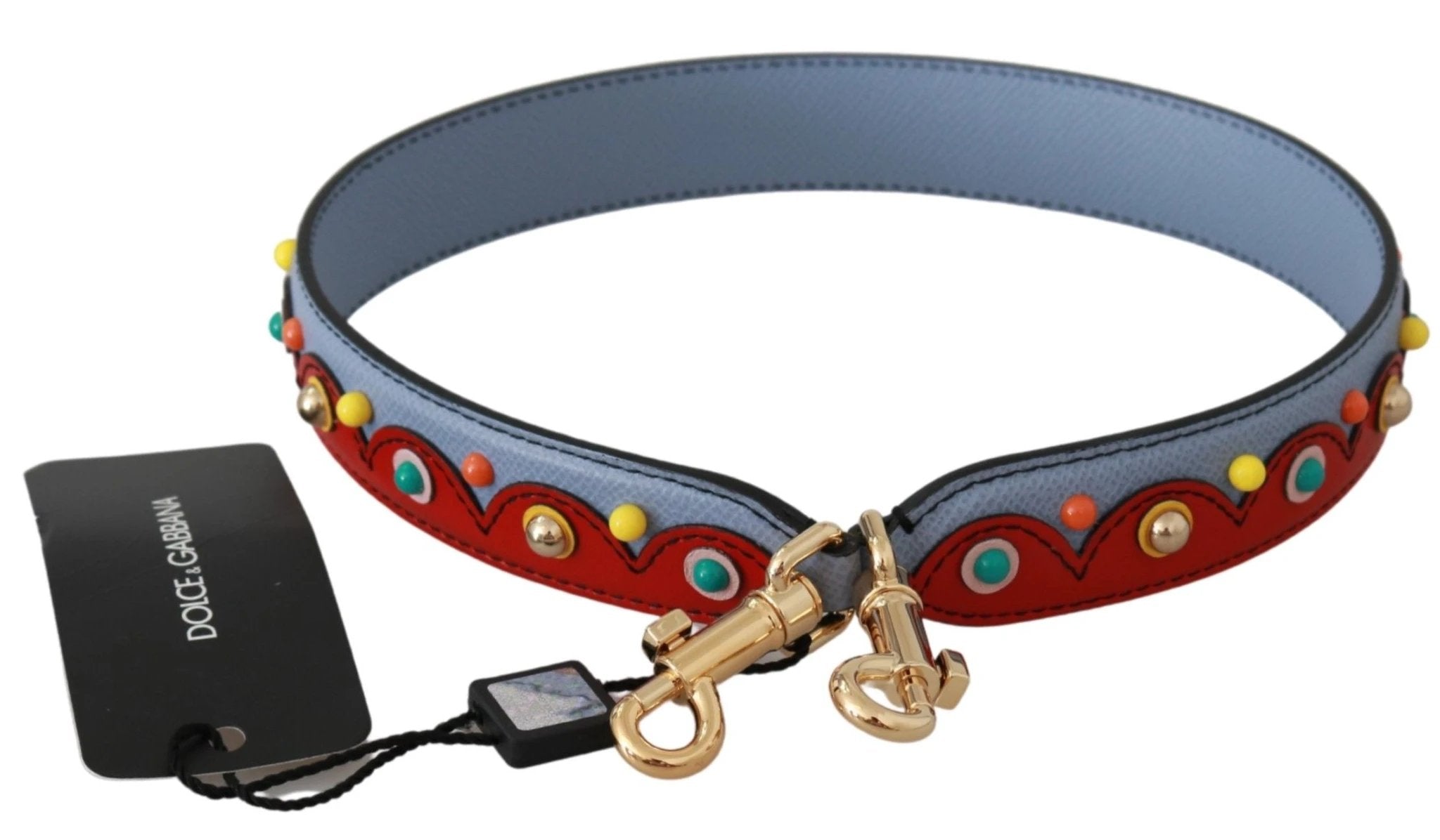 Dolce & Gabbana Blue Handbag Accessory Leather Shoulder Strap by Dolce & Gabbana