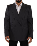 Dolce & Gabbana Gray Double Breasted 2 Piece SICILIA Blazer by Dolce & Gabbana