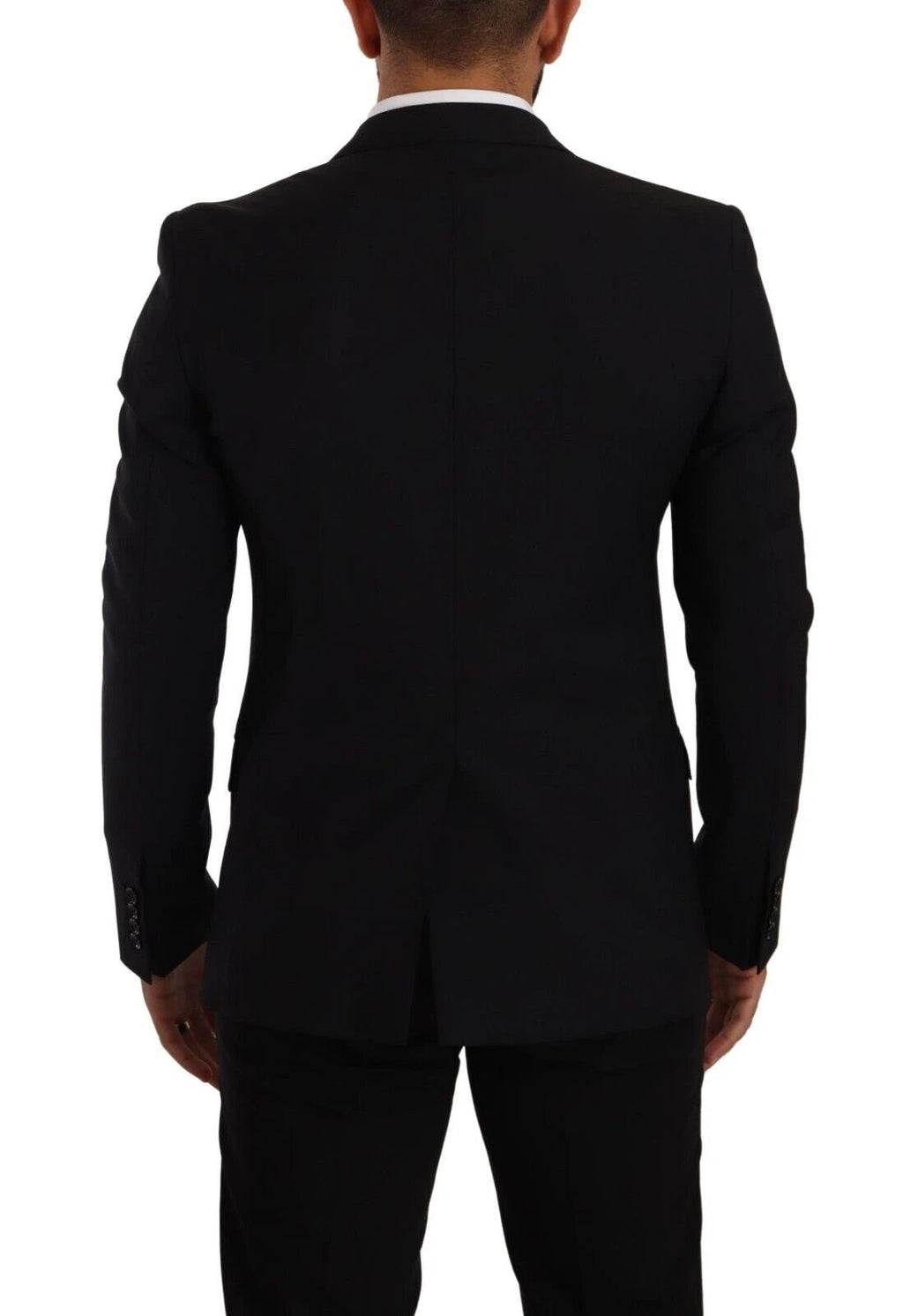 Dolce & Gabbana Black Slim Fit Vest 2 Button MARTINI Blazer by Dolce & Gabbana