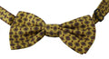 Dolce & Gabbana Yellow Pattern Silk Adjustable Neck Tie by Dolce & Gabbana