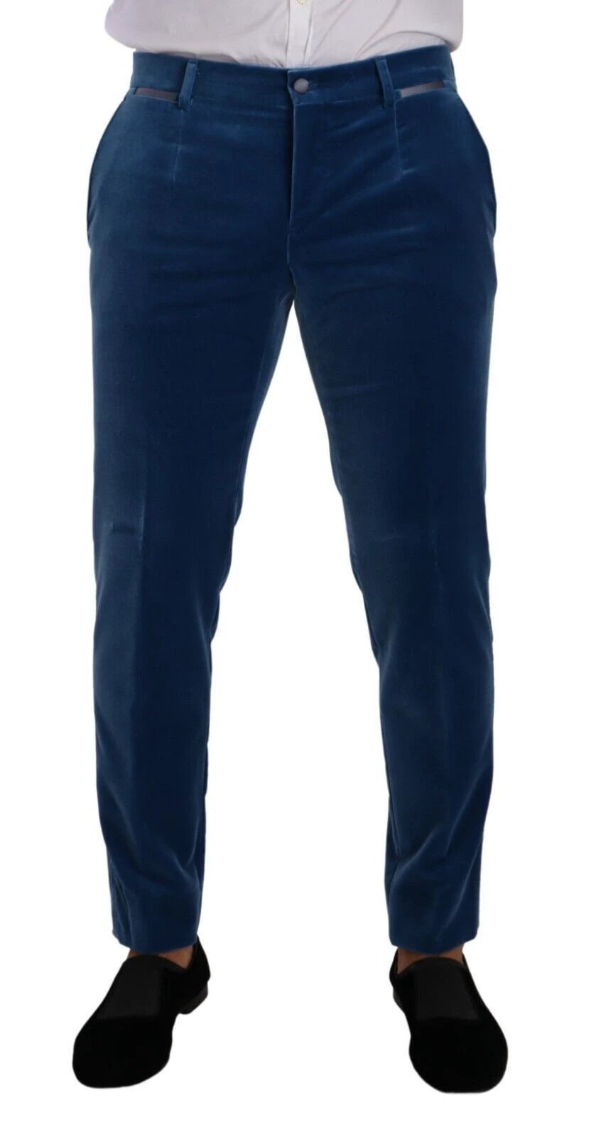 Dolce & Gabbana Blue SICILIA Velvet Slim Fit 2 Piece Suit by Dolce & Gabbana