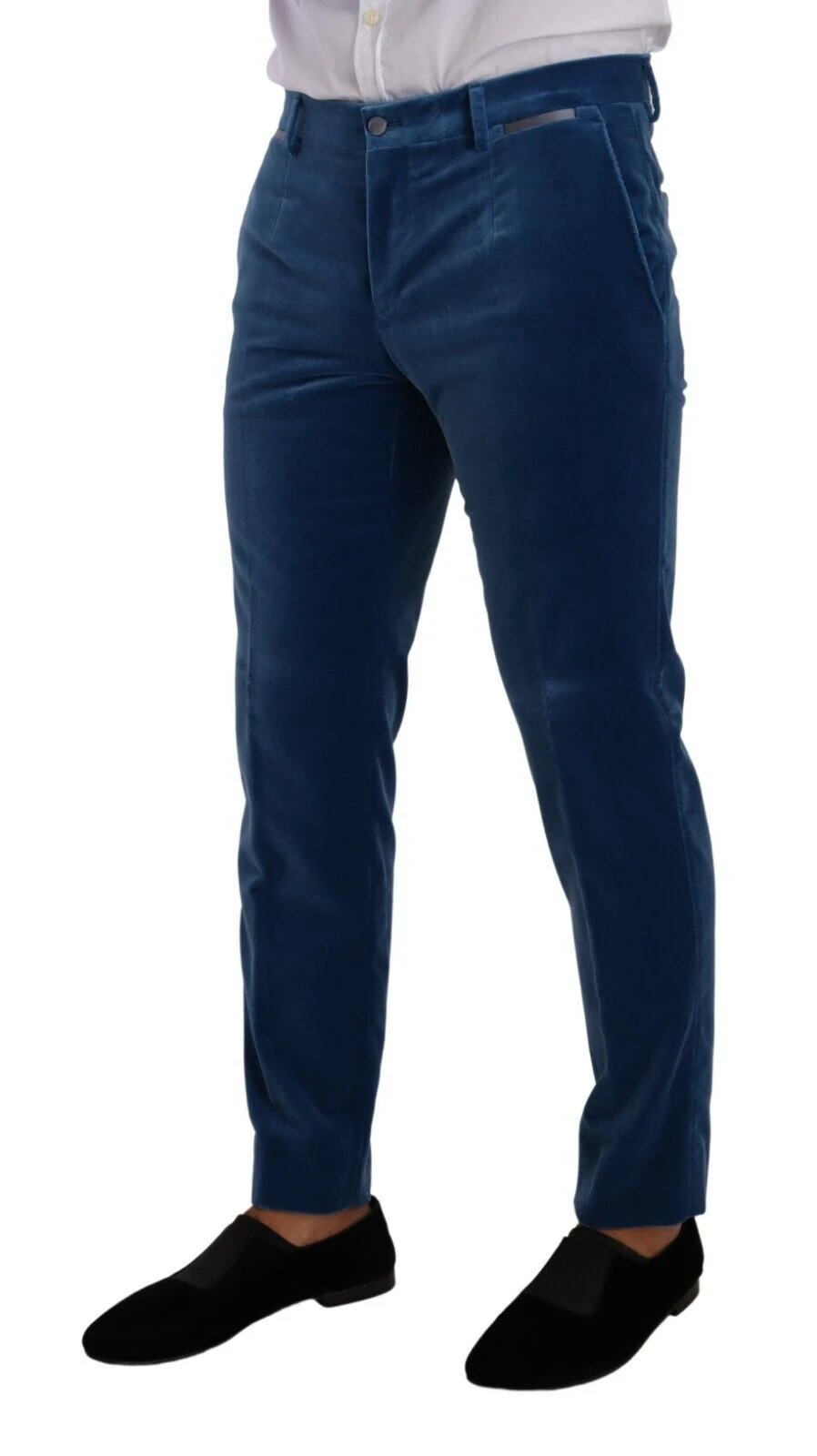 Dolce & Gabbana Blue SICILIA Velvet Slim Fit 2 Piece Suit by Dolce & Gabbana