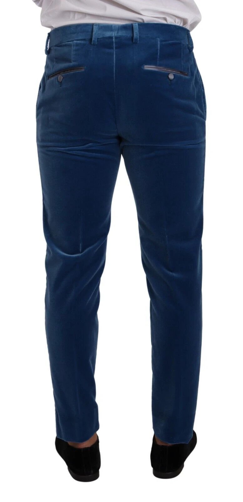 Dolce & Gabbana Blue SICILIA Velvet Slim Fit 2 Piece Suit by Dolce & Gabbana