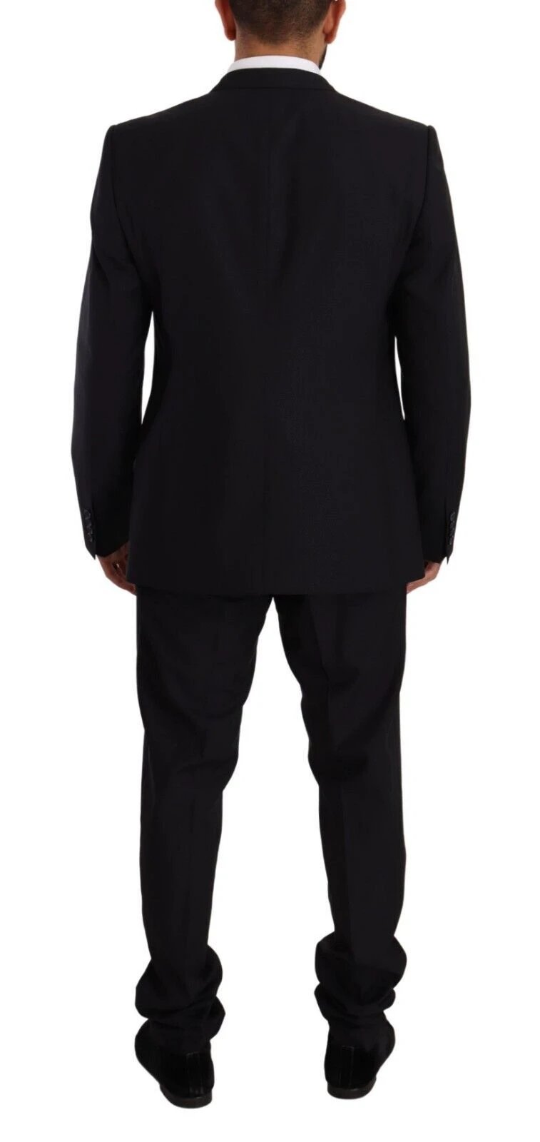 Dolce & Gabbana Blue GOLD Wool Single Breasted 2 Piece Suit by Dolce & Gabbana