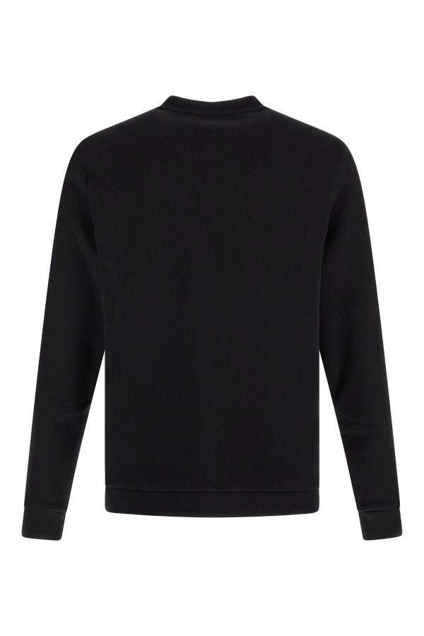 Hugo Boss Black Cotton Logo Details Sweatshirt by Hugo Boss