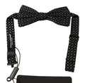 Dolce & Gabbana Black 100% Silk Adjustable Neck Papillon Tie by Dolce & Gabbana