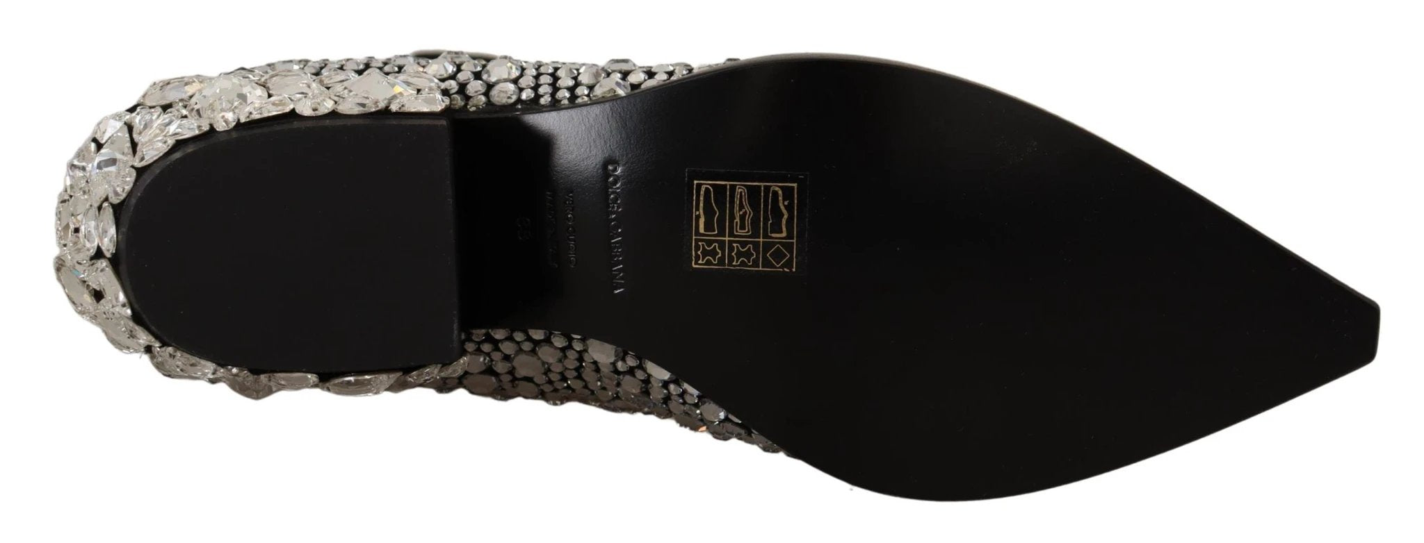 Dolce & Gabbana Black Suede Strass Crystal Cowgirl Boots by Dolce & Gabbana