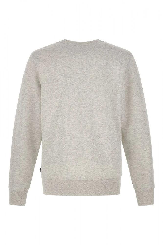 Hugo Boss Grey Cotton Logo Details Sweatshirt by Hugo Boss