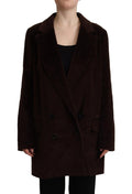 Dolce & Gabbana Bordeaux Corduroy Cotton Blazer Oversized Jacket by Dolce & Gabbana