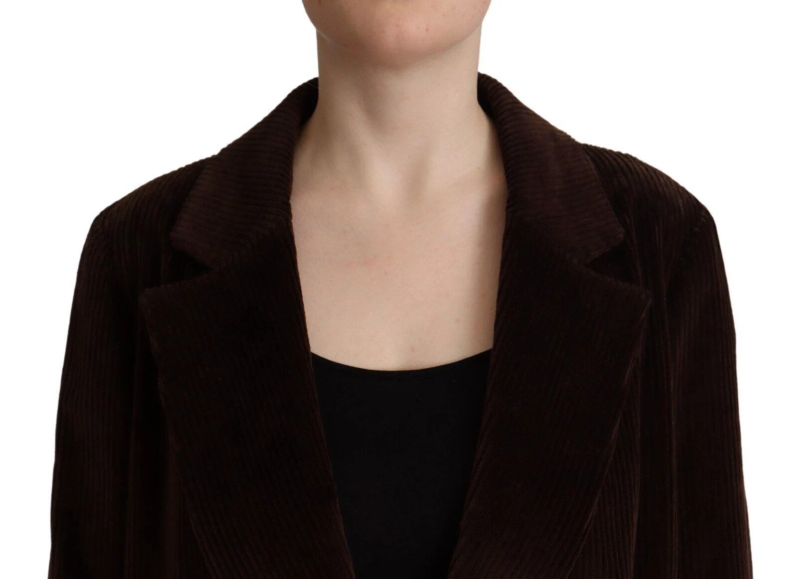 Dolce & Gabbana Bordeaux Corduroy Cotton Blazer Oversized Jacket by Dolce & Gabbana