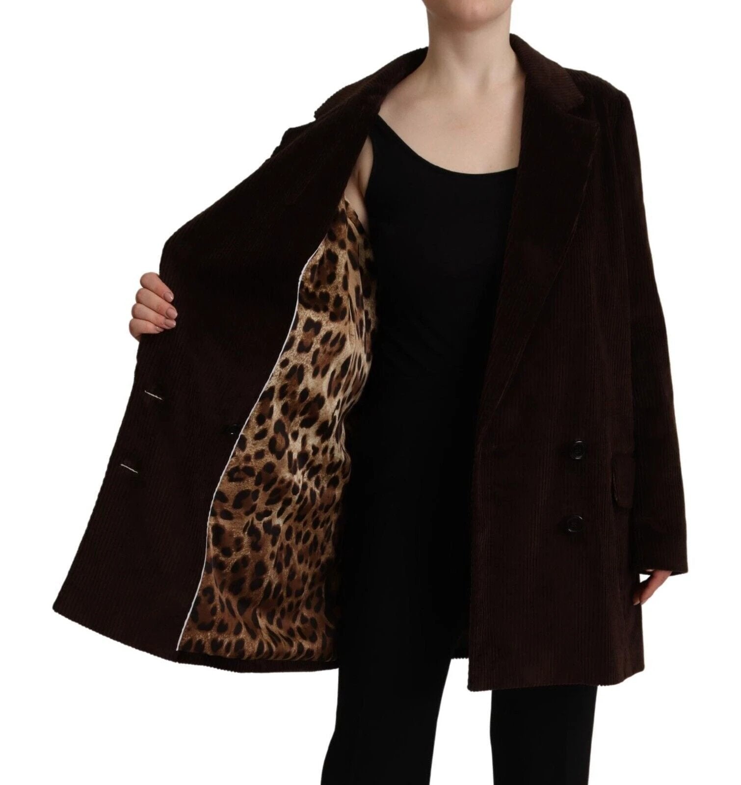 Dolce & Gabbana Bordeaux Corduroy Cotton Blazer Oversized Jacket by Dolce & Gabbana