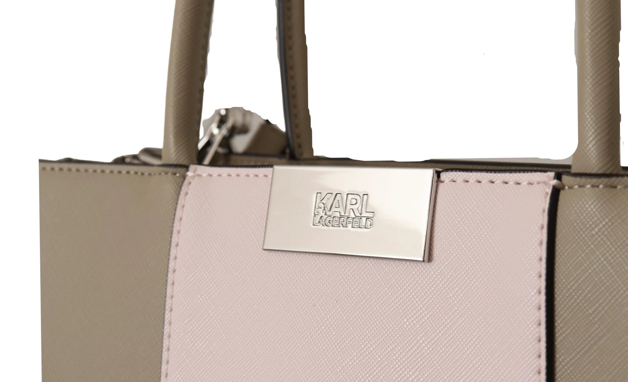 Karl Lagerfeld Sage Green Polyurethane Tote Shoulder Bag by Karl Lagerfeld