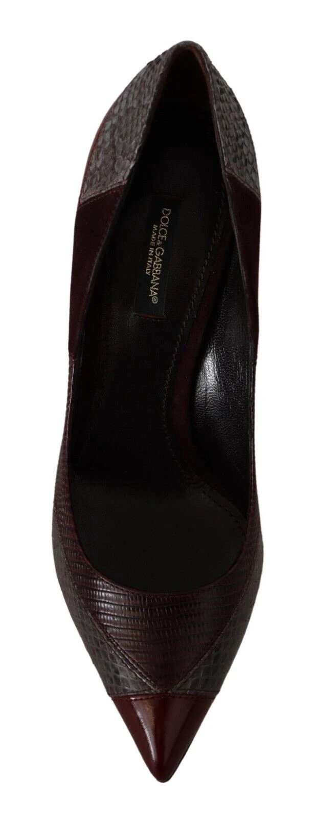 Dolce & Gabbana Multicolor Exotic Leather Heels Pumps Shoes by Dolce & Gabbana