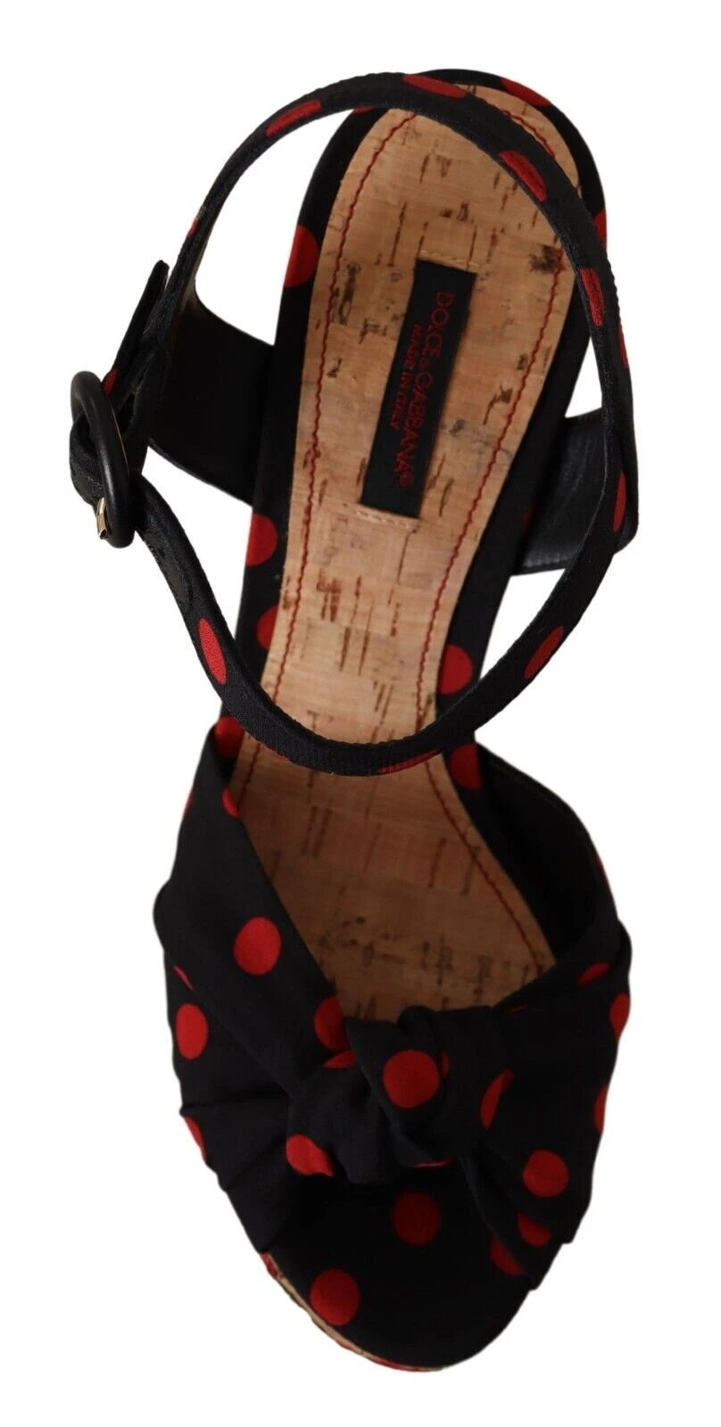 Dolce & Gabbana Multicolor Platform Wedges Sandals Charmeuse Shoes by Dolce & Gabbana