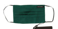 Dolce & Gabbana Green Silk Pleated Elastic Ear Strap Face Mask by Dolce & Gabbana