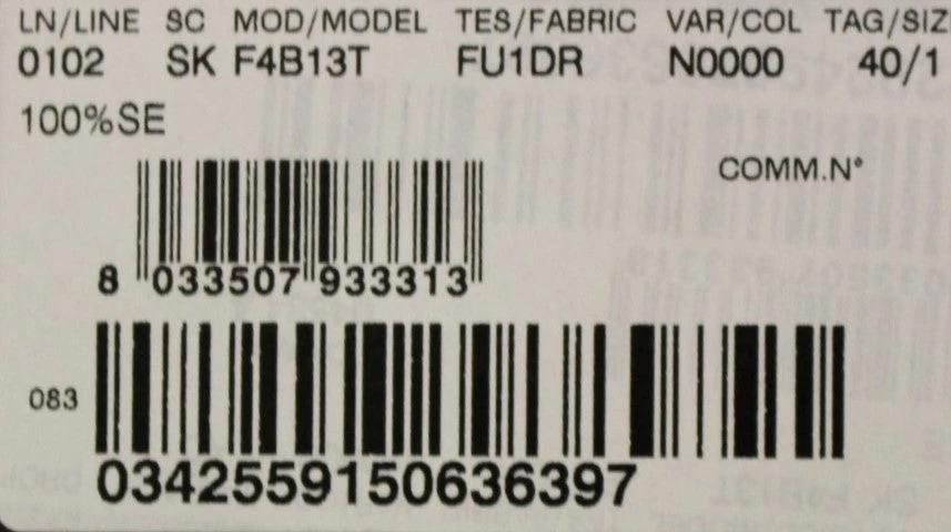 Dolce & Gabbana Black Silk Transparent Above Knees Skirt by Dolce & Gabbana