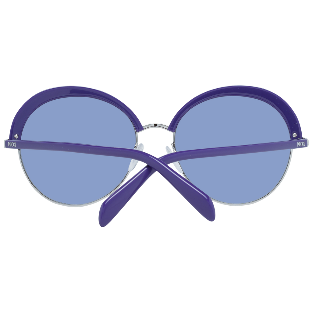 Emilio Pucci Purple Metal & Plastic Sunglasses