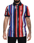 Dolce & Gabbana Multicolor Cotton Polo Top T-shirt by Dolce & Gabbana