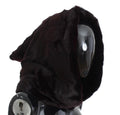 Dolce & Gabbana Purple Weasel Fur Crochet Hood Scarf Hat by Dolce & Gabbana