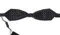 Dolce & Gabbana Black White Round 100% Silk Neck Papillon Tie by Dolce & Gabbana