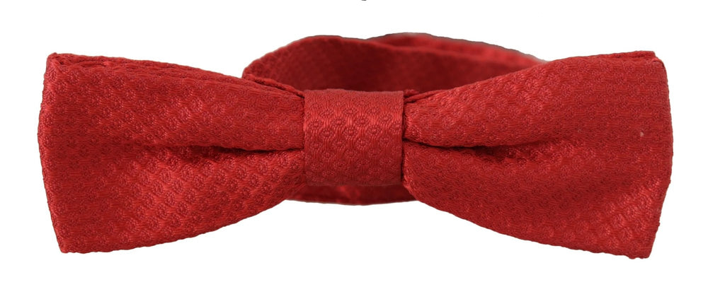 Dolce & Gabbana Red 100% Silk Adjustable Neck Papillon Tie by Dolce & Gabbana