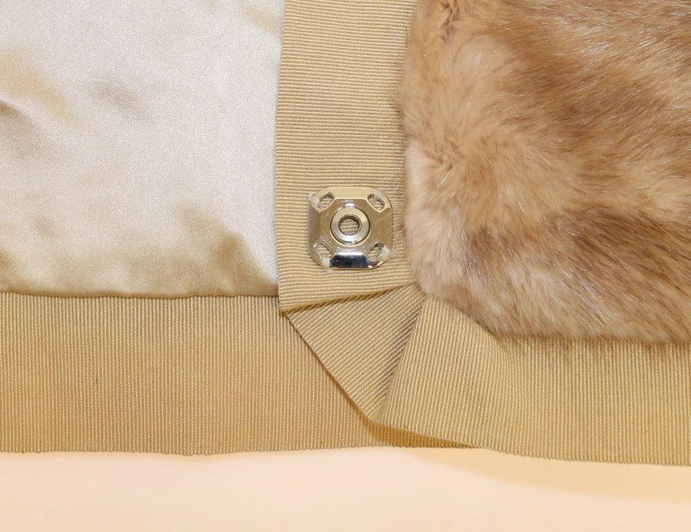 Dolce & Gabbana Beige MINK Fur Scarf Foulard Neck Wrap by Dolce & Gabbana