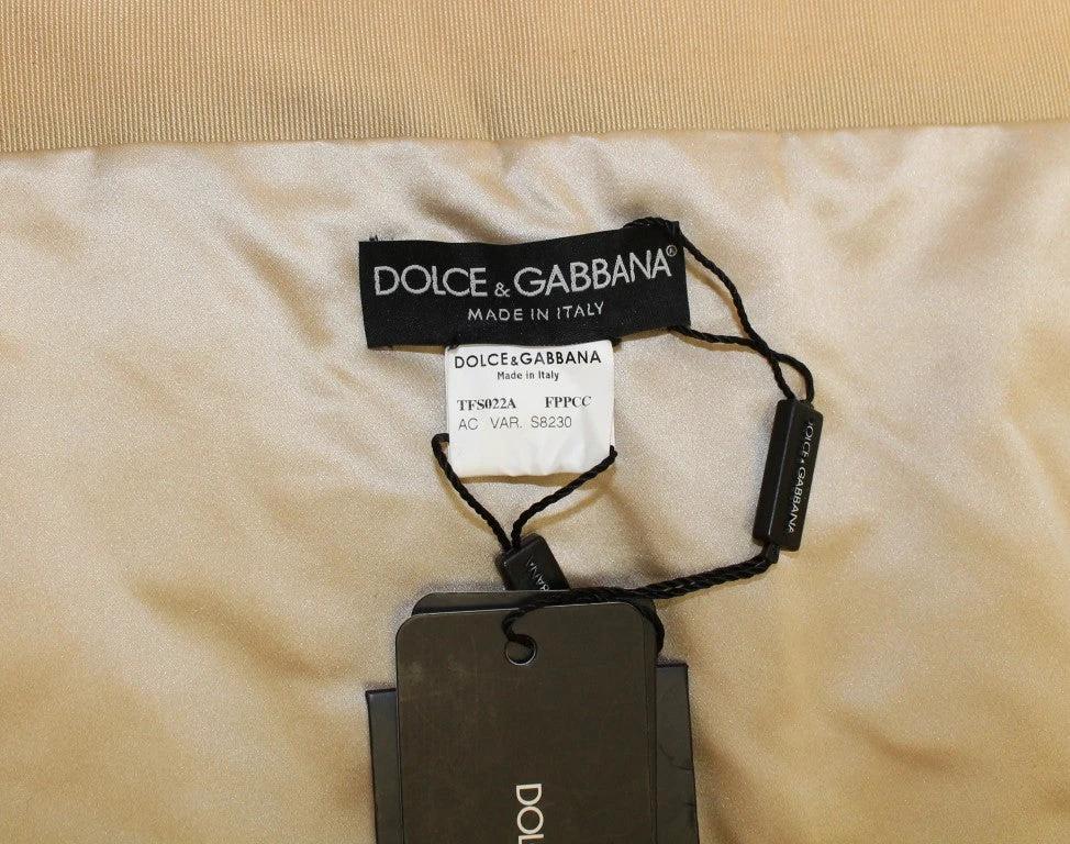 Dolce & Gabbana Beige MINK Fur Scarf Foulard Neck Wrap by Dolce & Gabbana