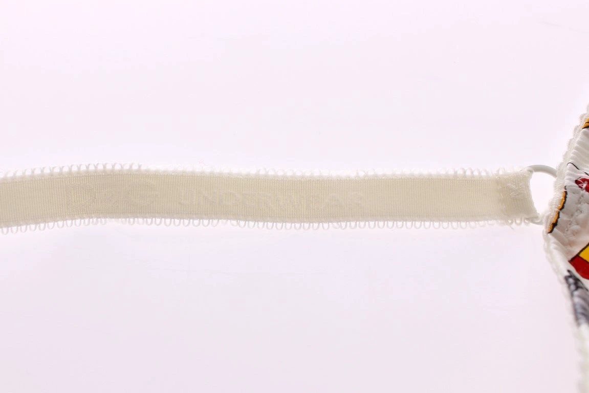 Dolce & Gabbana White Sailor Bra Panty Stretch Underwear by Dolce & Gabbana