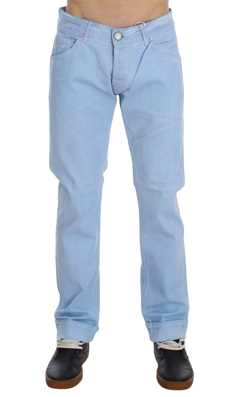 Jean Acht Blue en coton stretch taille basse
