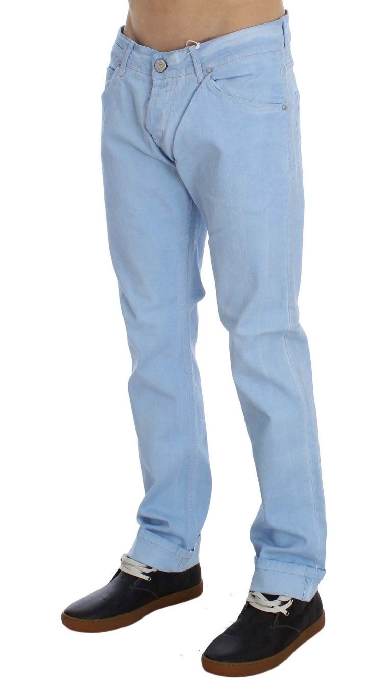 Jean Acht Blue en coton stretch taille basse