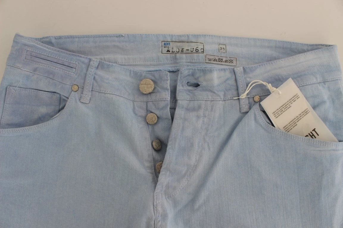 Jean Acht Blue en coton stretch taille basse